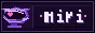 niri's 88x31 button: violet protogen with heart eye